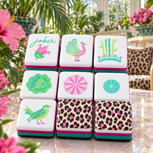 Christmas mahjong tiles gift